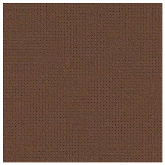 Zweigart, Aida 18 Ct, 7 X/cm 110 cm # 9024 Chocolat fonc